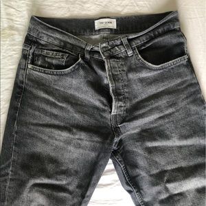 Zara Hi-Rise Slouchy Straight Jean